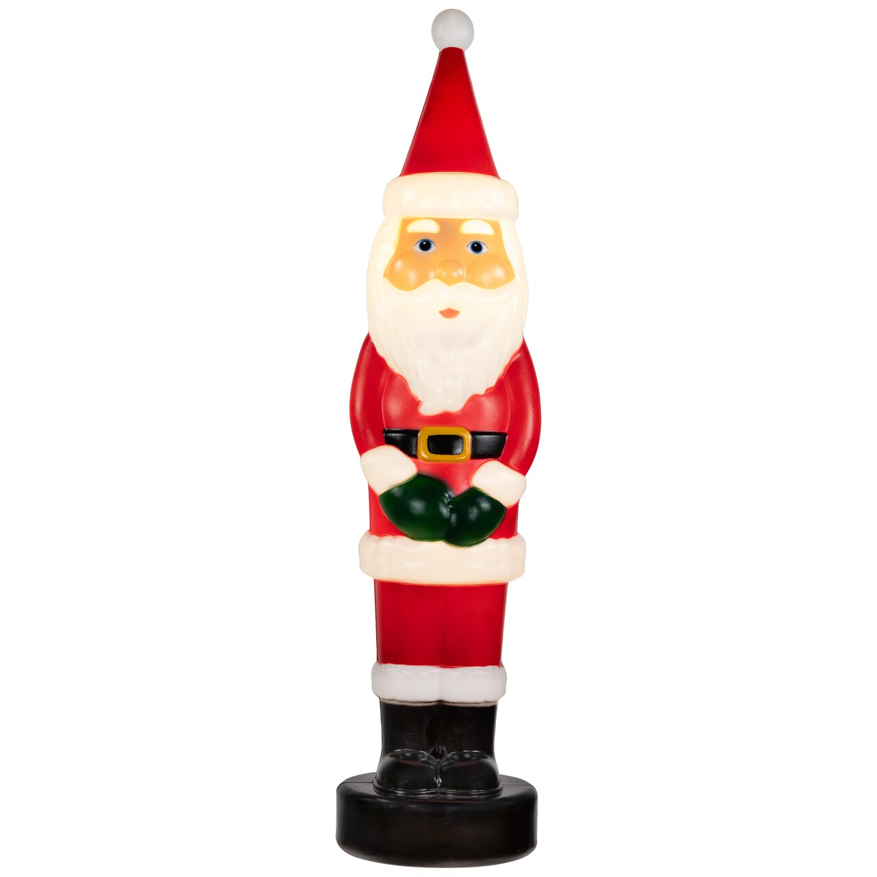 Northlight Lighted Santa Claus Blow Mold Outdoor Christmas Decoration - 42" - Clear Lights